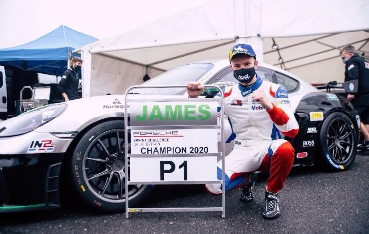 JAMES DORLIN IS THE FIRST CAYMAN ISLANDS PORSCHE SPRINT CHALLENGE GB CHAMPION