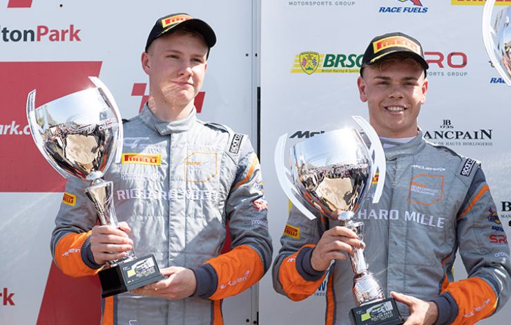 Silverware on British GT debut